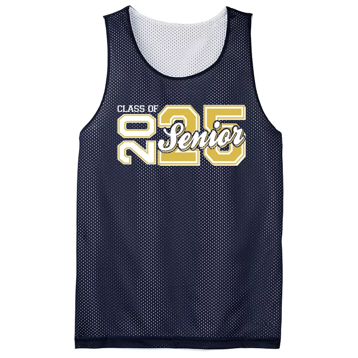 Class Of 2025 Senior Graduation Mesh Reversible Basketball Jersey Tank