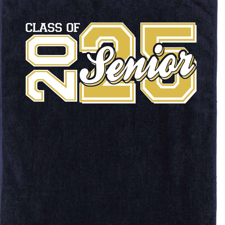 Class Of 2025 Senior Graduation Platinum Collection Golf Towel