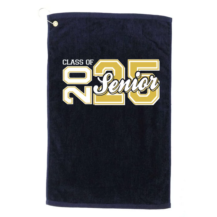 Class Of 2025 Senior Graduation Platinum Collection Golf Towel