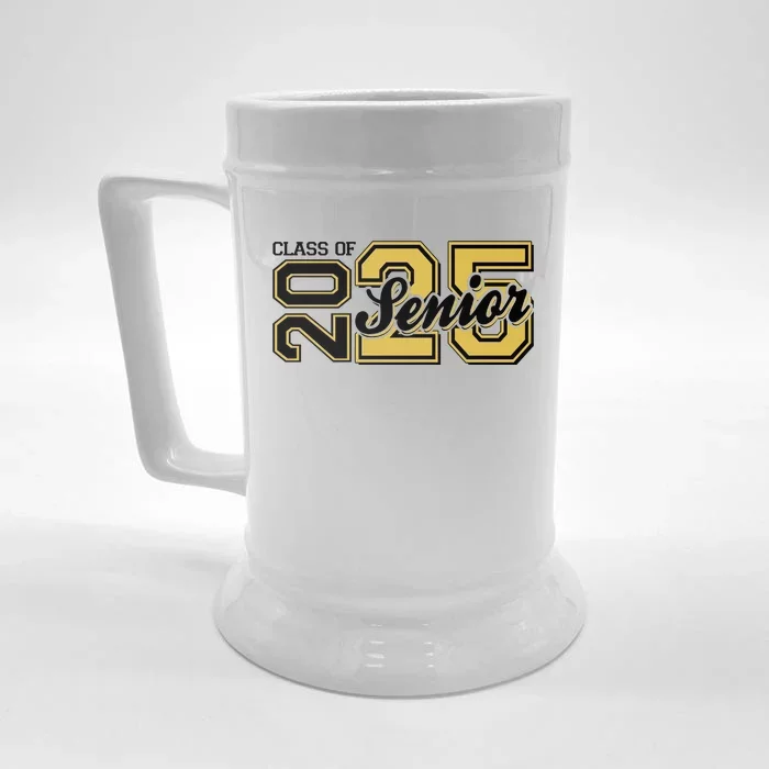 Class Of 2025 Senior Graduation Front & Back Beer Stein