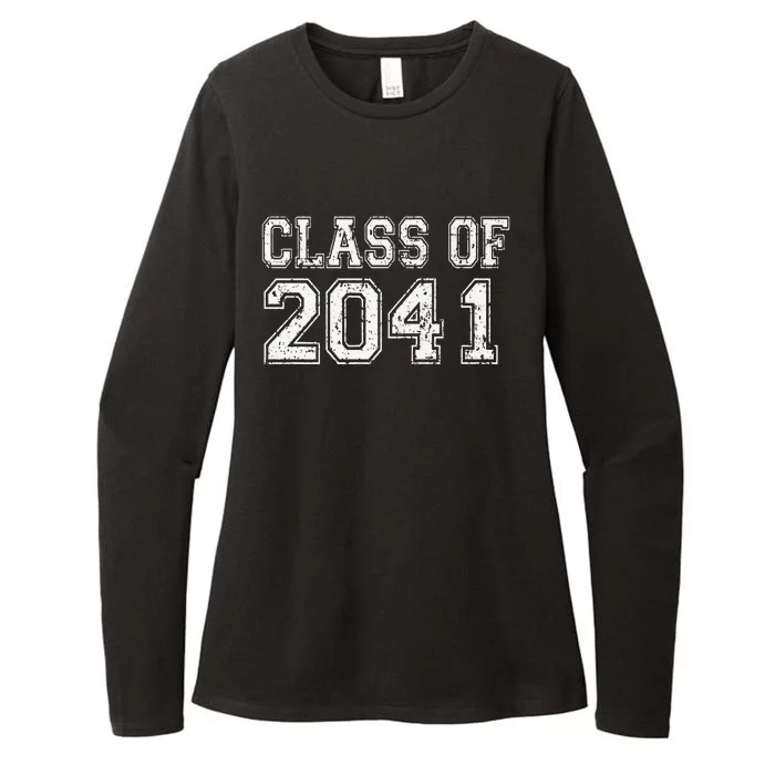 Class Of 2041 Grow With Me Graduation Vintage Premium Womens CVC Long Sleeve Shirt