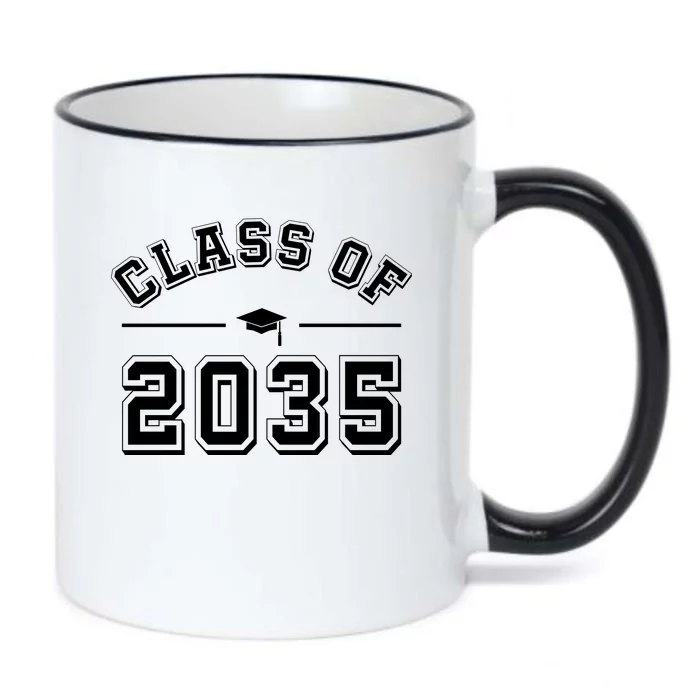 Class Of 2035 Graduation Black Color Changing Mug