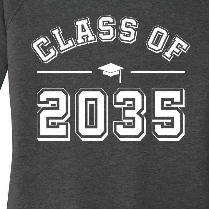 Class Of 2035 Graduation Women's Perfect Tri Tunic Long Sleeve Shirt