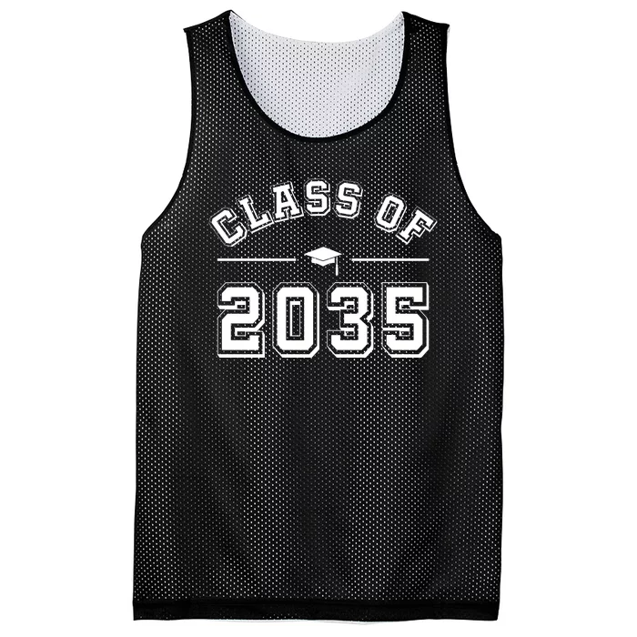 Class Of 2035 Graduation Mesh Reversible Basketball Jersey Tank