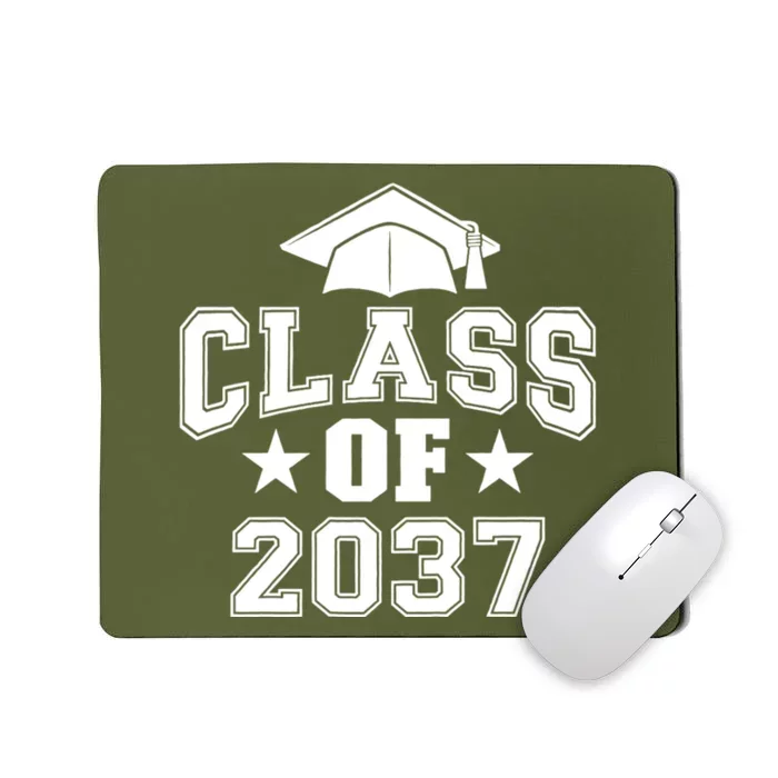 Class Of 2037 Grow With Me First Day Of School Graduation Mousepad