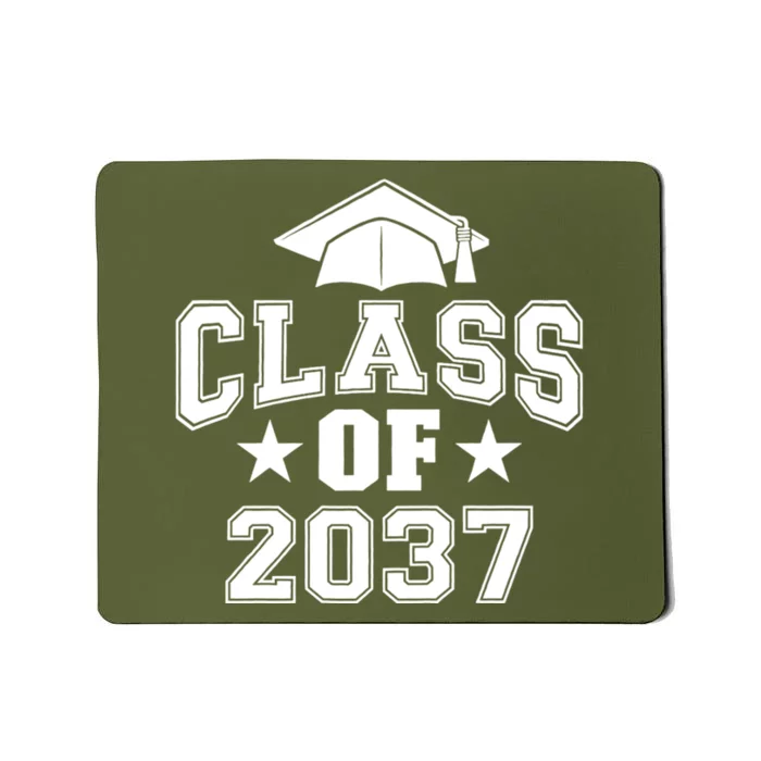 Class Of 2037 Grow With Me First Day Of School Graduation Mousepad