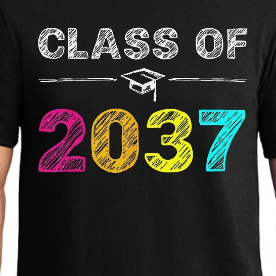 Class Of 2037 Grow With Me First Day Of School Graduation Pajama Set