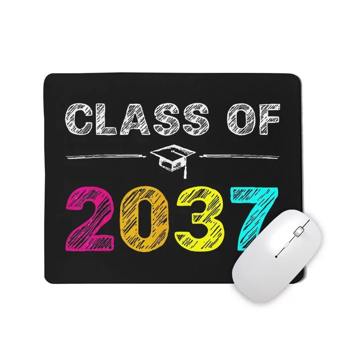 Class Of 2037 Grow With Me First Day Of School Graduation Mousepad