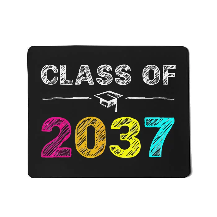 Class Of 2037 Grow With Me First Day Of School Graduation Mousepad