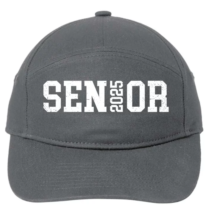 Class Of 2025 Senior 2025 Graduation 2025 Back To School 7-Panel Snapback Hat