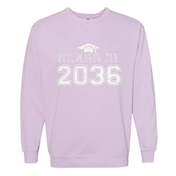 Class Of 2036 Grow With Me First Day Of School Love Garment-Dyed Sweatshirt