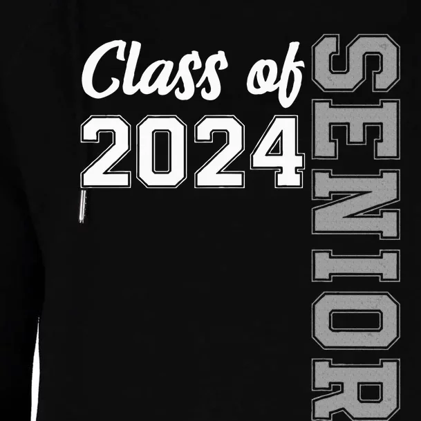 Class Of 2024 Senior 24 High School Graduation Party Womens Funnel Neck Pullover Hood