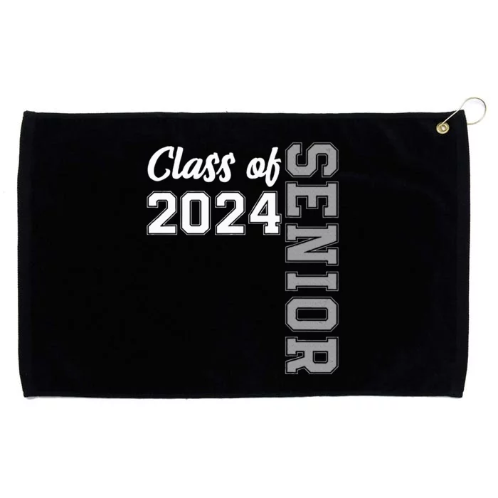 Class Of 2024 Senior 24 High School Graduation Party Grommeted Golf Towel