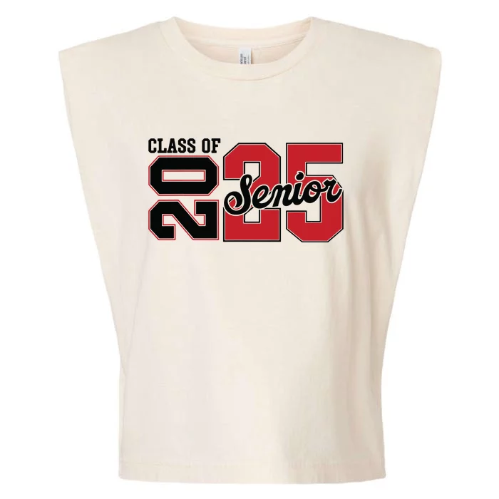 Class Of 2025 Senior 2025 Back To School 2025 Graduation Garment-Dyed Women's Muscle Tee