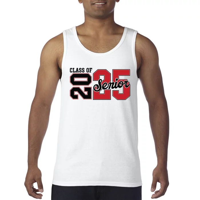 Class Of 2025 Senior 2025 Back To School 2025 Graduation Tank Top