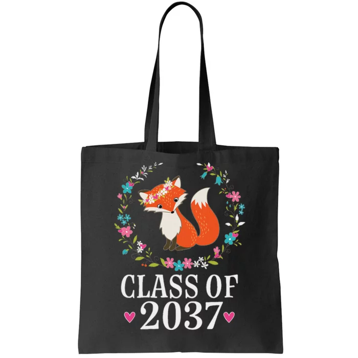 Class Of 2037 Kindergarten Graduation Quote Tote Bag