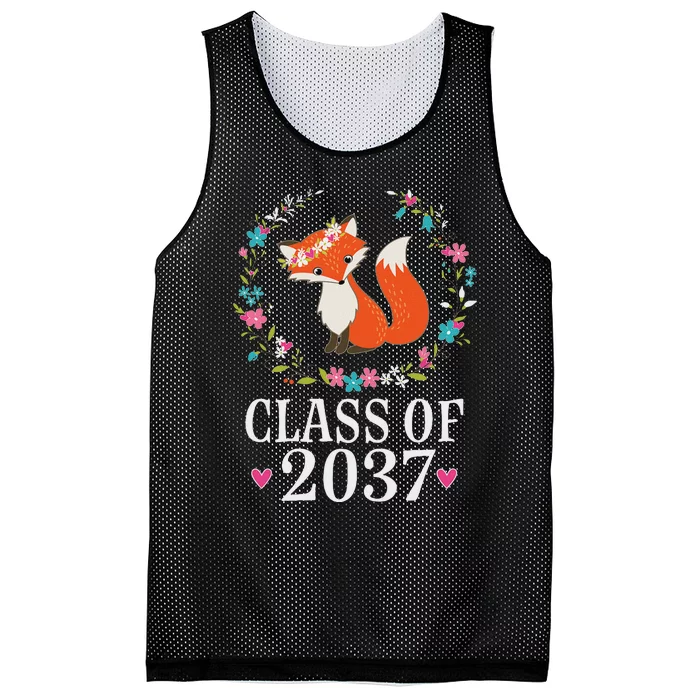 Class Of 2037 Kindergarten Graduation Quote Mesh Reversible Basketball Jersey Tank