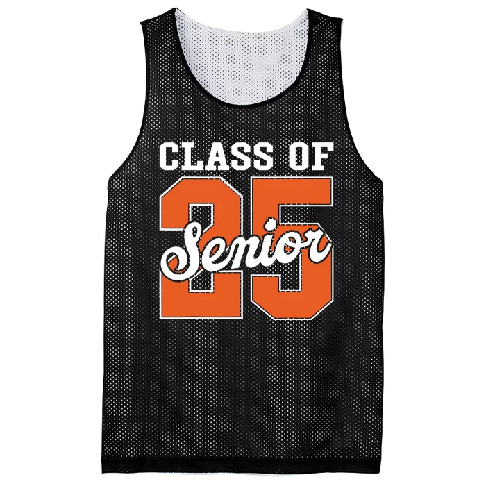 Class Of 2025 Senior 2025 Graduate Back To School 2025 Mesh Reversible Basketball Jersey Tank