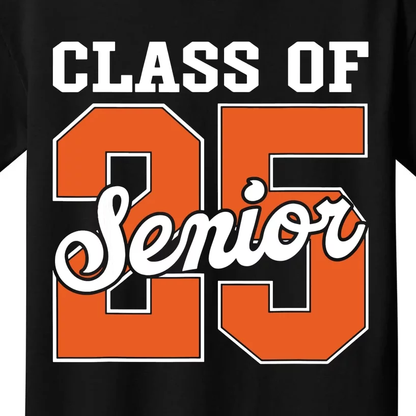 Class Of 2025 Senior 2025 Graduate Back To School 2025 Kids T-Shirt