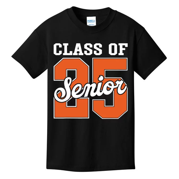 Class Of 2025 Senior 2025 Graduate Back To School 2025 Kids T-Shirt