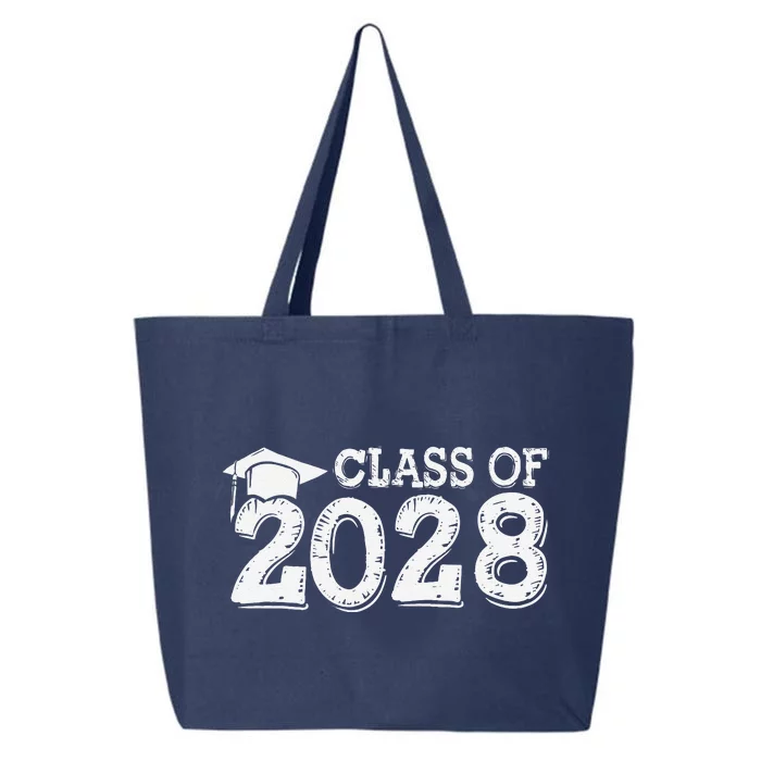 Class Of 2028 Grow With Me Handprints Space On Back 25L Jumbo Tote