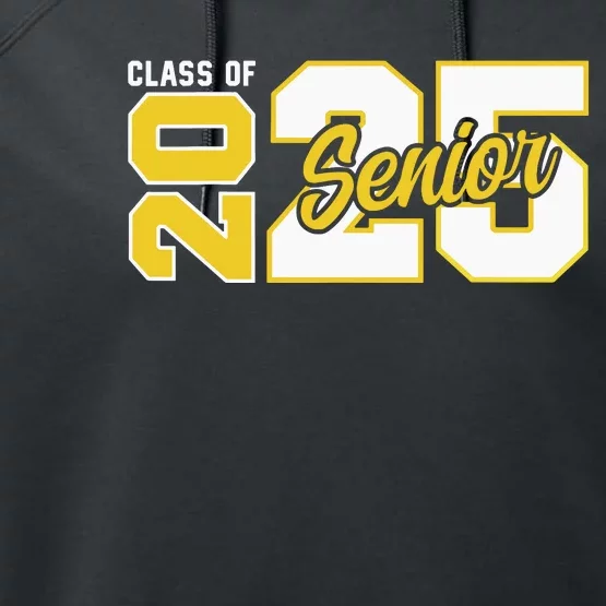 Class Of 2025 Senior 2025 Graduation 2025 Back To School Performance Fleece Hoodie