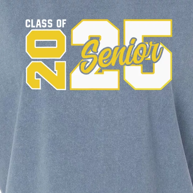 Class Of 2025 Senior 2025 Graduation 2025 Back To School Garment-Dyed Women's Muscle Tee