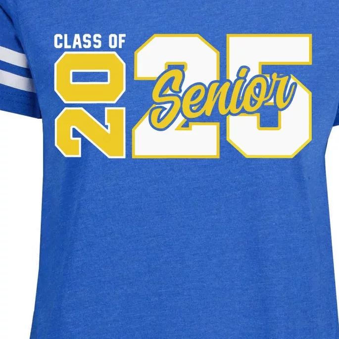 Class Of 2025 Senior 2025 Graduation 2025 Back To School Enza Ladies Jersey Football T-Shirt