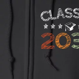 Class Of 2038 Grow With Me First Day School Full Zip Hoodie