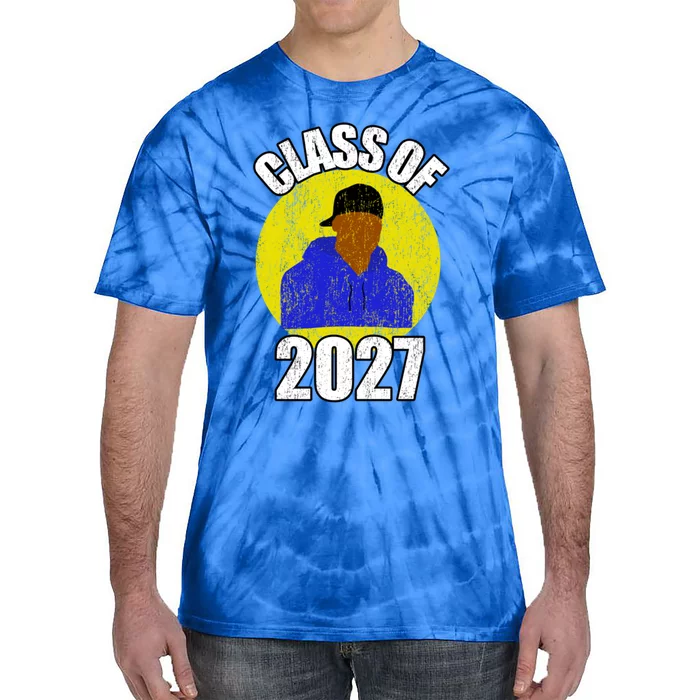 Class Of 2027 African American / Gift Tie-Dye T-Shirt