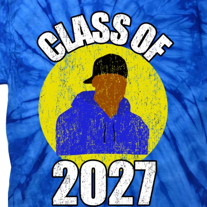 Class Of 2027 African American / Gift Tie-Dye T-Shirt