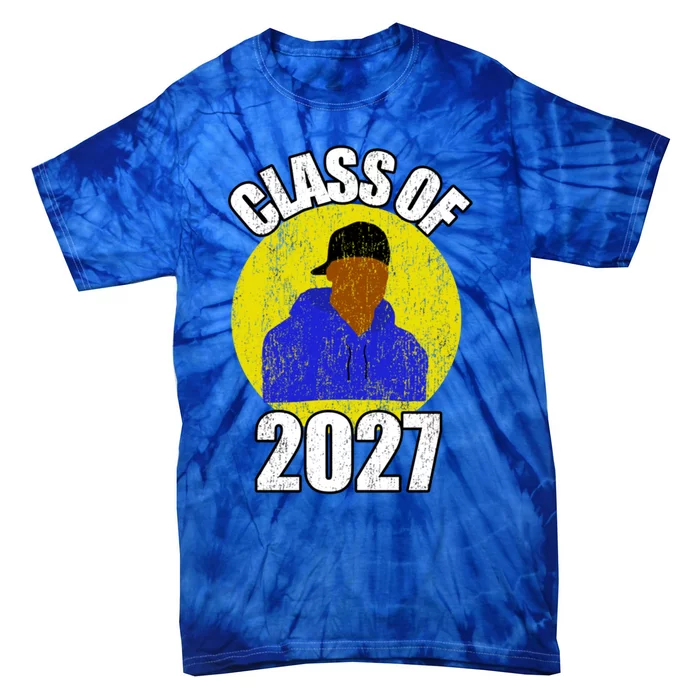 Class Of 2027 African American / Gift Tie-Dye T-Shirt