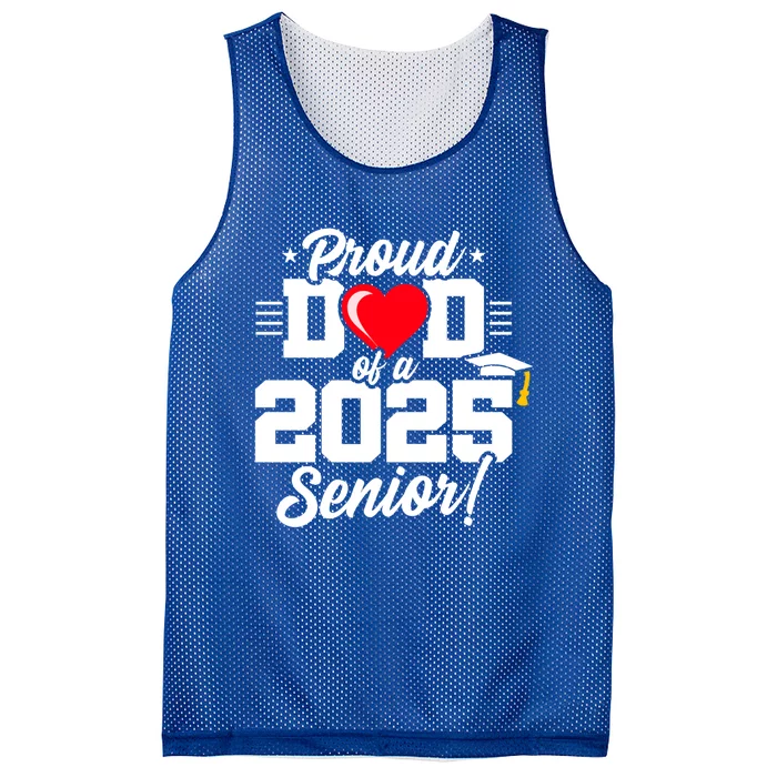 Class Of 2025 Senior Year Proud Dad Senior 2025 Gift Mesh Reversible Basketball Jersey Tank