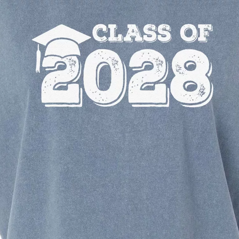 Class Of 2028 Senior Graduation 2028 Garment-Dyed Women's Muscle Tee