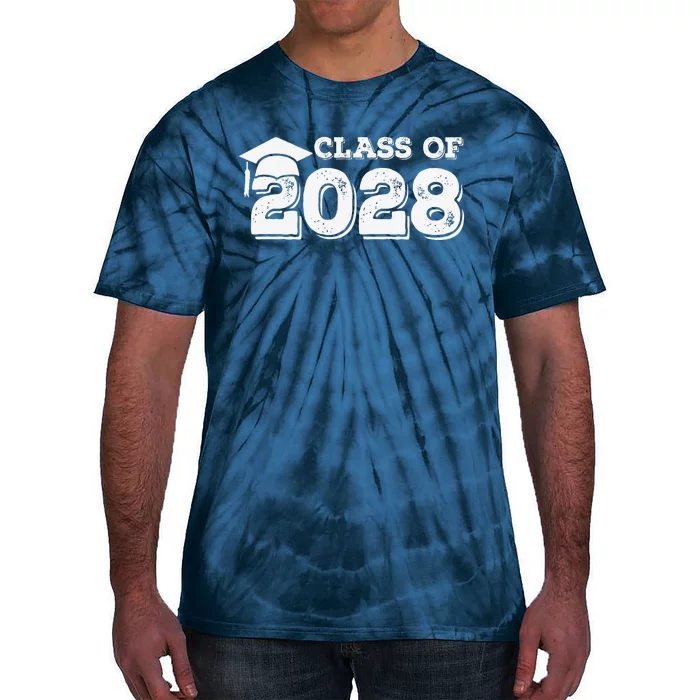 Class Of 2028 Senior Graduation 2028 Tie-Dye T-Shirt