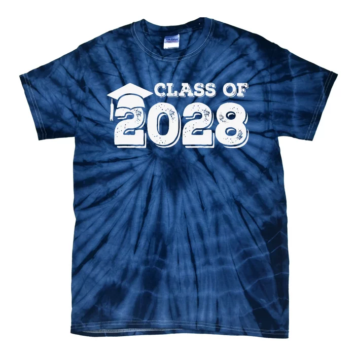 Class Of 2028 Senior Graduation 2028 Tie-Dye T-Shirt