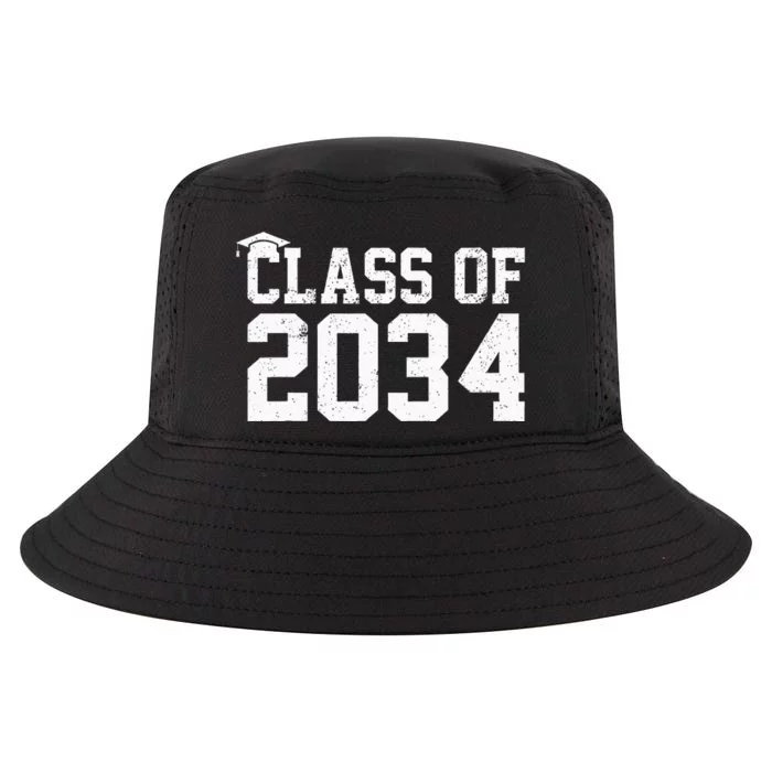 Class Of 2034 Grow With Me Graduation First Day Of School Cool Comfort Performance Bucket Hat