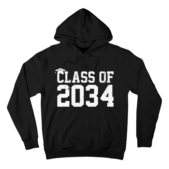 Class Of 2034 Grow With Me Graduation First Day Of School Hoodie