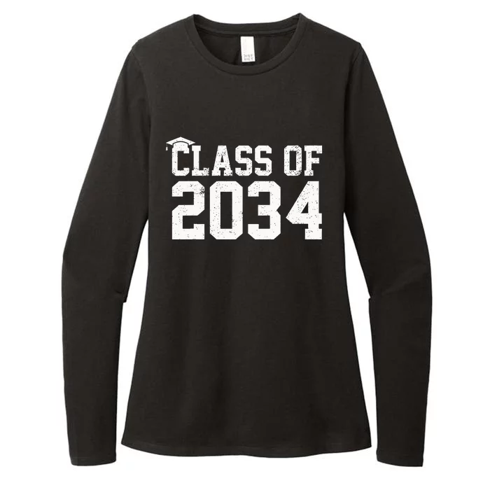 Class Of 2034 Grow With Me Graduation First Day Of School Womens CVC Long Sleeve Shirt