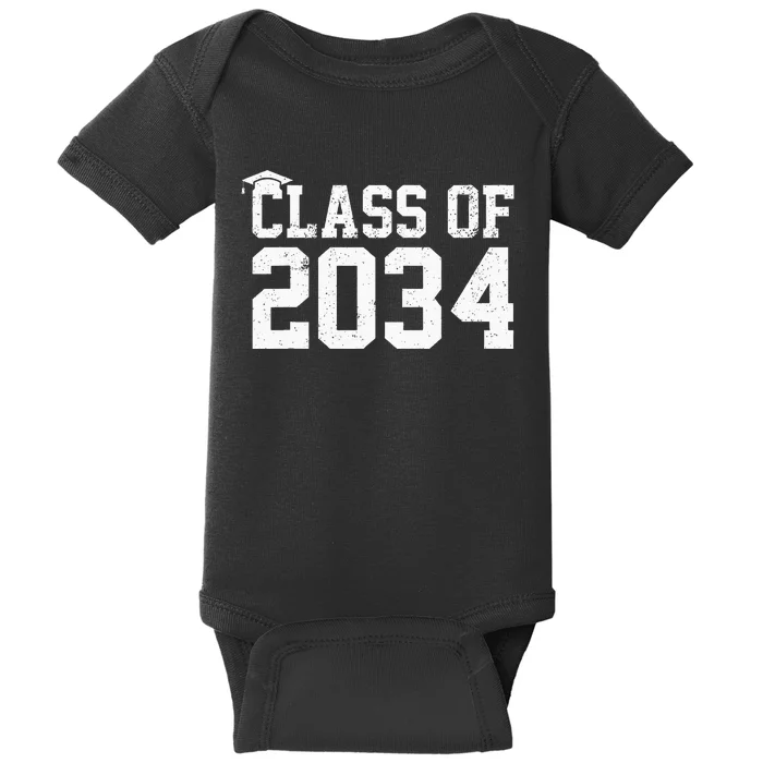 Class Of 2034 Grow With Me Graduation First Day Of School Baby Bodysuit