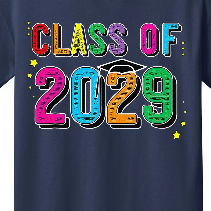 CLASS OF 2029 Grow With Me First Day Of School Gift Kids T-Shirt