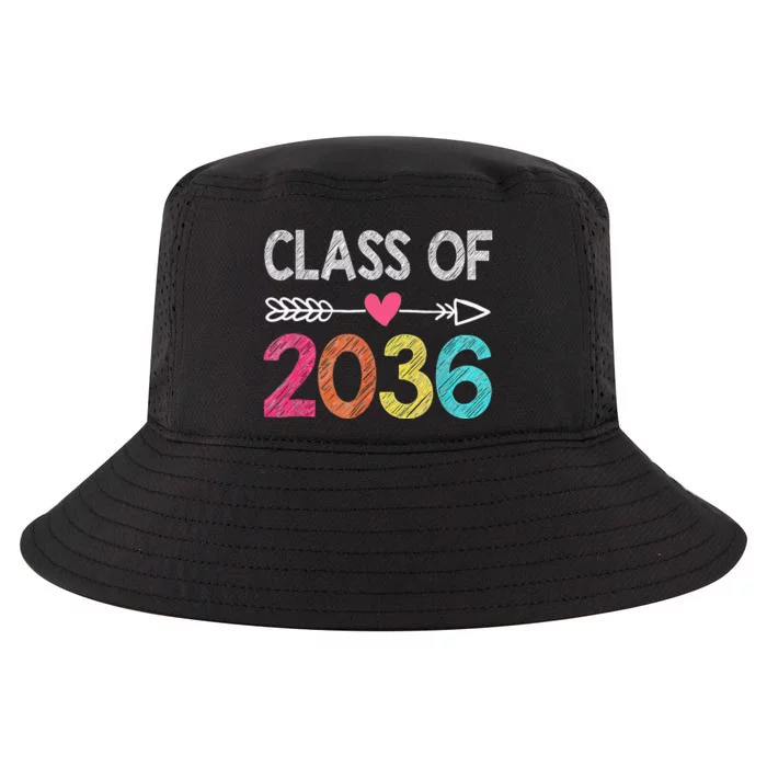 Class Of 2036 Grow With Me First Day Of Kindergarten Cool Comfort Performance Bucket Hat