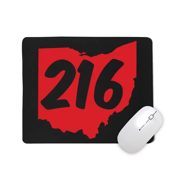 Cleveland Ohio 216 Area Code Mousepad