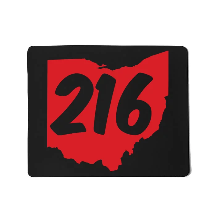 Cleveland Ohio 216 Area Code Mousepad