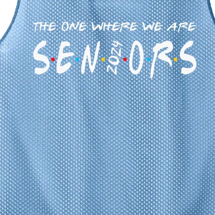 Class of 2024 Celebrating Our Senior Year Mesh Reversible Basketball Jersey Tank