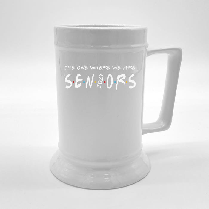 Class of 2024 Celebrating Our Senior Year Front & Back Beer Stein