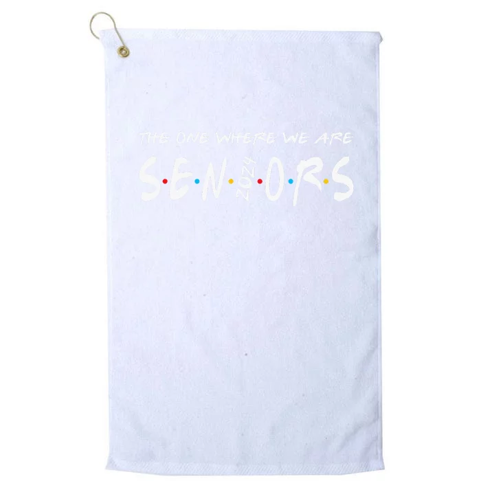 Class of 2024 Celebrating Our Senior Year Platinum Collection Golf Towel