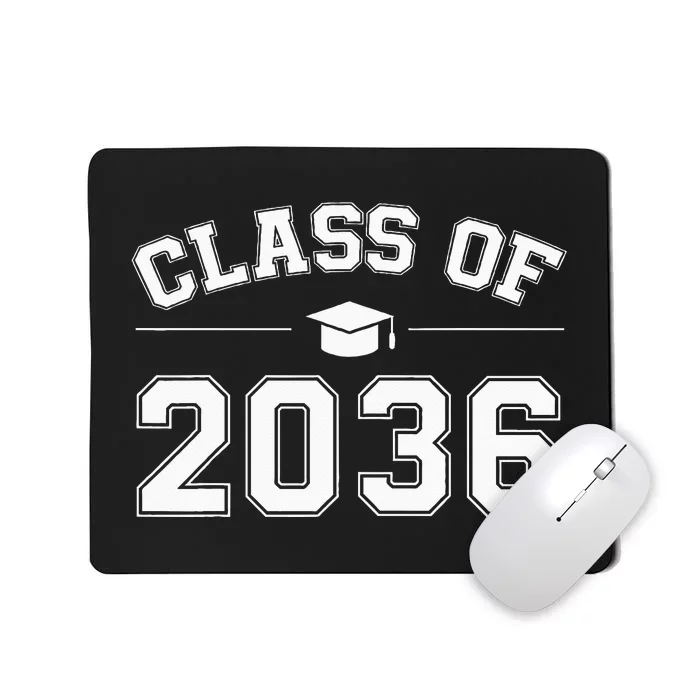 Class Of 2036 Grow With Me First Day Of School Graduation Mousepad