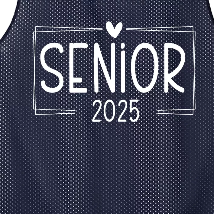 Class Of 2025 Senior 25 High School Graduation Mesh Reversible Basketball Jersey Tank