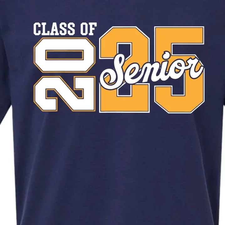 Class Of 2025 Senior 2025 Back To School 2025 Graduation 25 Sueded Cloud Jersey T-Shirt